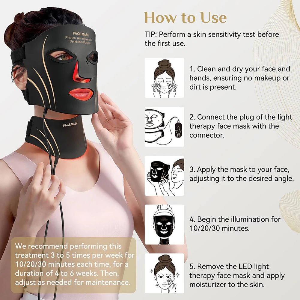 AeroGlow 7-Color LED Face & Neck Treatment System
