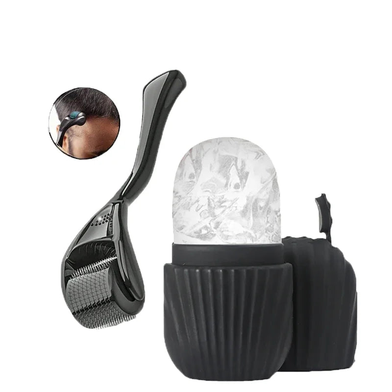 CryoSculpt Ice Roller & Natural Gua Sha Set