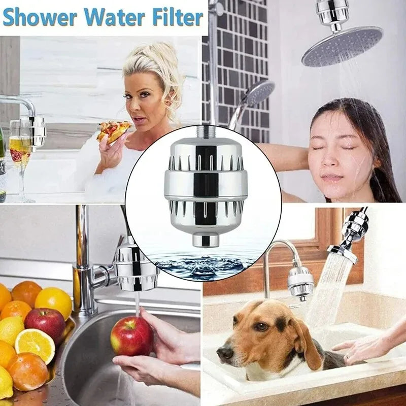 20-Stage PureWater Shower Filter