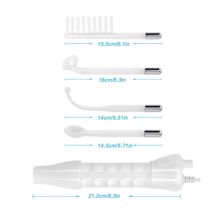 High-Frequency Facial Wand 4-in-1 – Acne, Ageing, Scalp