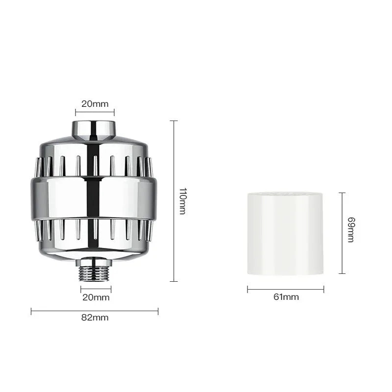 20-Stage PureWater Shower Filter