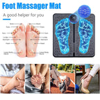 EMS Foot Massagers for Pain and Circulation, Electric Foot Massager Mat, Muscle Relaxation and Pain Relief